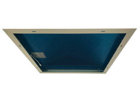 Aufbaurahmen für LED-Panel 62x62 cm, steckbar, weiß.