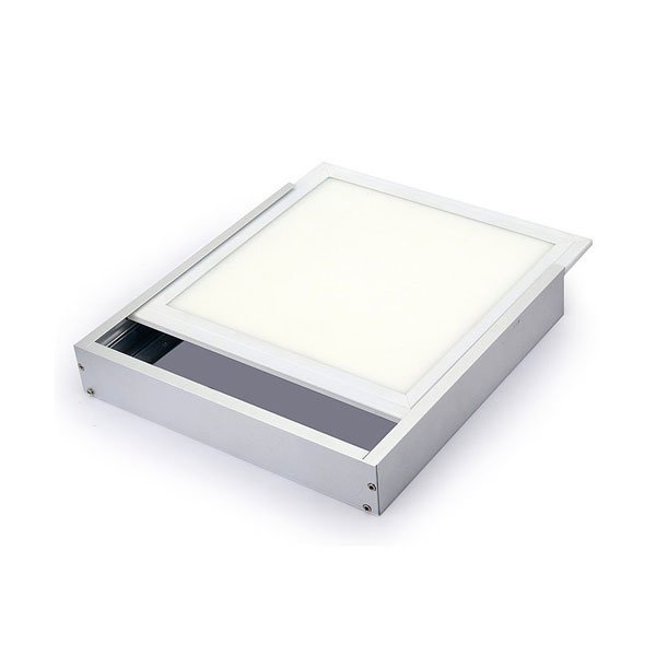 LED-Panelrahmen, Aluminium, 600x600 mm, weiß –