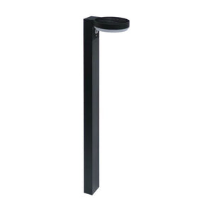 LED-Solarleuchte, Sockelwegeleuchte, 6 W, Bewegungsmelder, rund.