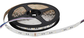 LED-Streifen, RGB und kaltweißes Licht, 5 Meter Länge, 60LED/m, 24 V, 10 mm.