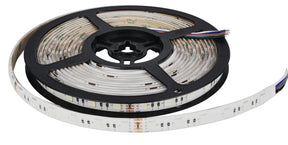 LED-Streifen, RGB und kaltweißes Licht, 5 Meter Länge, IP54, 60LED/m, 24 V, 10 mm.