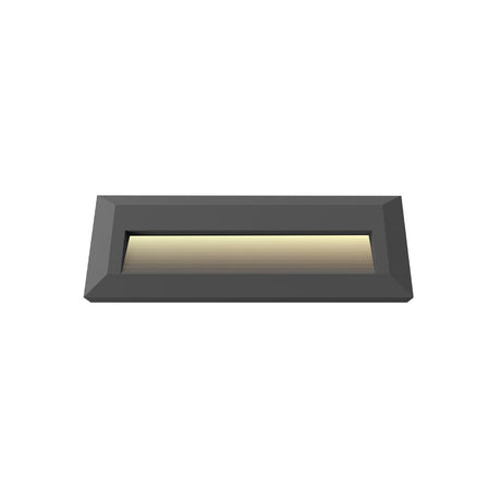 LED Stufenleuchte, 3 W, 100 lm, IP65, neutralweiß (4200K), schwarz, rechteckig.