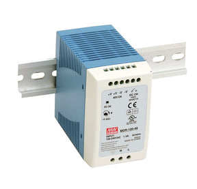 MeanWell, Hutschienennetzteil, 12 V, 100 W.