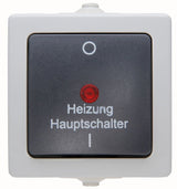 NAUTIC, Heizungsnotschalter, AP, grau  Lichttechnik24.de.