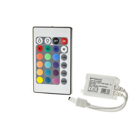 REMOTE CONTROL LED STRIP RGB - 16 BUTTONS 72W 12V 6A.