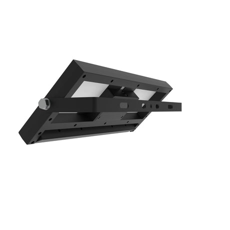 Solar Wandleuchte mit PIR-Sensor, Outdoorleuchte, 10W, 1000lm, 6500K, IP54, schwenkbare LED-Lichtleiste.