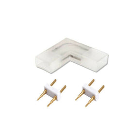 Verbinder für LED-Leuchtstreifen 2835-180 in L-Form.