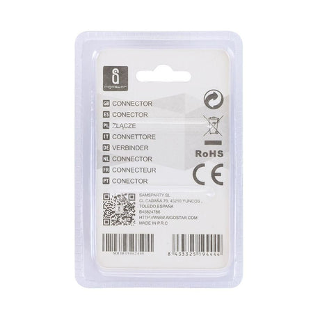 Verbindungsklemmen CMK-102, 2-polig, 3 Stk., transparent-gelb.