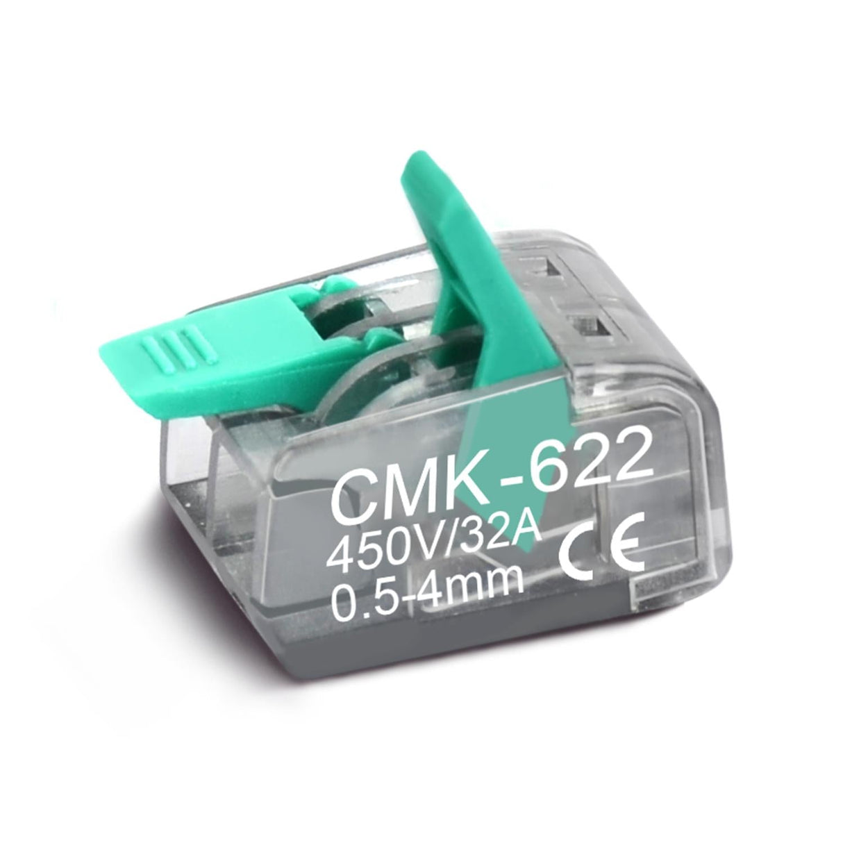 Verbindungsklemmen CMK-622, 2-polig, 2 Stk., grau-grün  Lichttechnik24.de.