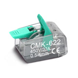 Verbindungsklemmen CMK-622, 2-polig, 2 Stk., grau-grün  Lichttechnik24.de.