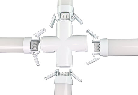 Verbindungsstück in X-Form für ELED200130, ELED200131, ELED200132.
