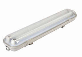 Wannenleuchte für 2x T8 LED-Röhre, 150 cm.