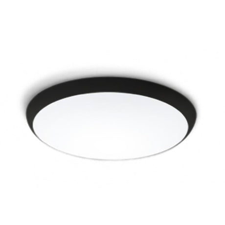 Zusatzring in Schwarz für 18W LED Aufbauleuchte ELED300262 und ELED300263.